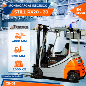 CE-01 | STILL-RX20-20 MONTACARGAS ELÉCTRICO